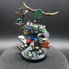 Picture of print of Ork Warboss with battle claw