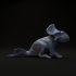 Protoceratops sitting 1-20 scale pre-supported dinosaur image