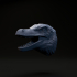 Velociraptor mount/head image