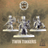 Twin Tinkers Brothers - Tabletop miniature (Pre-Supported) image