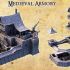 Medieval Armory - Tabletop Terrain - 28 MM image