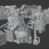 28mm french 47mm AT GUN with crew and sandbag barricade image
