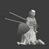Medieval Crusader Knight downed by javelins image