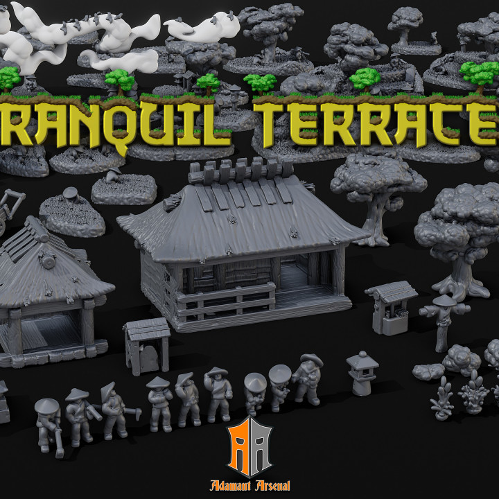 Tranquil Terraces - 6mm Diorama Set's Cover