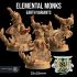 Elemental Monks | PRESUPPORTED | Chosen of the Kami Pt. III image