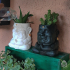 Buddha, Flower Pot and Pencil Holder image