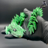 Spiky Mountain Dragon - Articulated - Print in Place - No Supports - Fantasy image