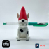 Dog With Gnome Hat Figurine / Pencil Holder / 3MF Included image