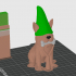 Dog With Gnome Hat Figurine / Pencil Holder / 3MF Included image