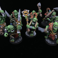 Picture of print of Cave Orcs - Highlands Miniatures
