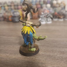 Picture of print of Cave Orc Shaman - Highlands Miniatures