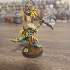 Picture of print of Cave Orc Shaman - Highlands Miniatures