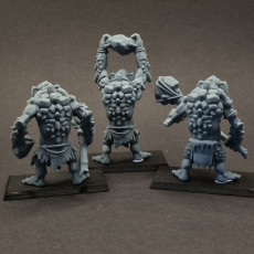 Picture of print of Cave Trolls - Highlands Miniatures