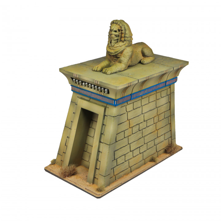 Tombs - Guardian entrance 28mm - Good for Tomb Kings's Cover