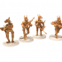 Cinan - Anubis - Peret - Tybi : Line, Battle Drone, space robot guardians of the Necropolis, modular posable miniatures image