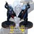 Vampire Lord Alucard - 32mm scale presupported miniature image