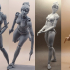 Action Figure 3D Printing, Female Movable body Action Figure Toy Model Draw Mannequin [STL file] image