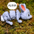 Easter Bunny - Articulated - Flexi image