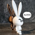 grumpy bunny mood image