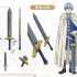 Himmel Hero Sword & Cloak Clasp- Sousou no Frieren (Frieren: Beyond Journey's End) - FDM image