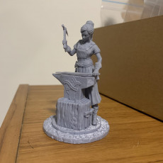 Picture of print of Lara The Blacksmith Standalone Pose 01 [presupported]