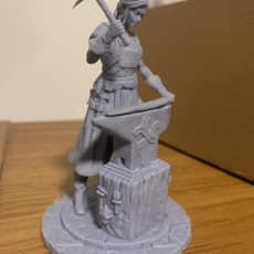 Picture of print of Lara The Blacksmith Standalone Pose 01 [presupported]