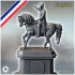Statue of Emperor Napoleon I Bonaparte on horseback (Cherbourg, France) - Napoleonic era Wars Historical Eagles France 1st 32mm 28mm 20mm 15mm image