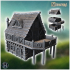 Medieval village pack No. 8 - Medieval Gothic Feudal Old Archaic Saga 28mm 15mm RPG image