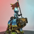 Battle Pug! Pug Mount + Knight (includes unmounted versions) print image