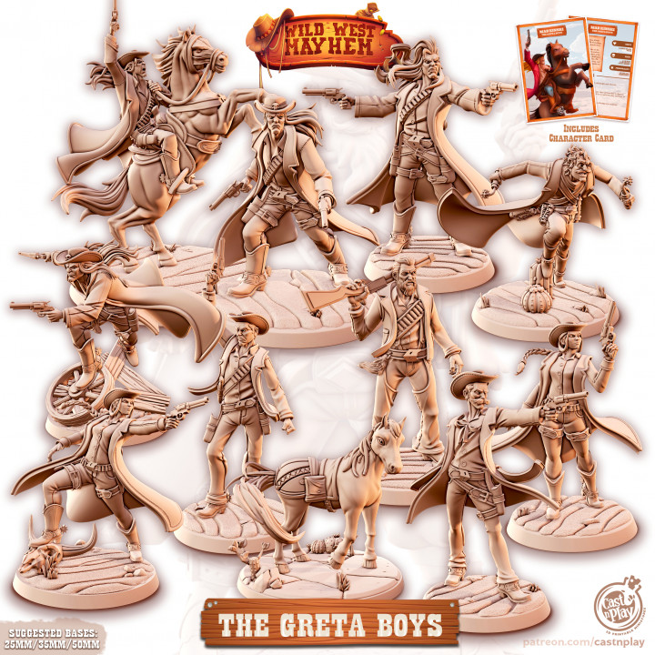 Wild West - The Greta Boys (Pre-Supported)'s Cover
