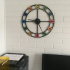 Colorful Wall Clock 55cm image