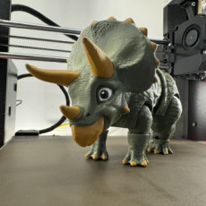 Picture of print of Triceratops, Articulated fidget Dinosaur, Print-In-Place, Cute Animal 这个打印已上传 Marc