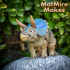Triceratops, Articulated fidget Dinosaur, Print-In-Place, Cute Animal image