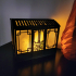 Miniature house lantern light image