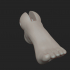 BJD doll feet on tiptoes 2 support and non support versions image