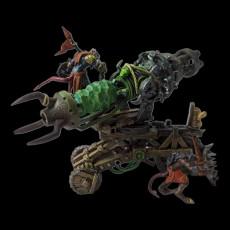 Picture of print of Ratkin warp siege artillery cannon (Proxy fantasy miniature)