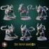 Forest monsters set 6 miniatures pre-supported image