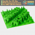 Architectural Scale Model of Office Park with Buildings, Trees, Benches & Walkways MineeForm FDM 3D Print STL File image