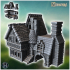Medieval village pack No. 9 - Medieval Gothic Feudal Old Archaic Saga 28mm 15mm RPG image