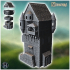 Medieval building with corner towers and covered balcony on upper floor (9) - Medieval Gothic Feudal Old Archaic Saga 28mm 15mm RPG image