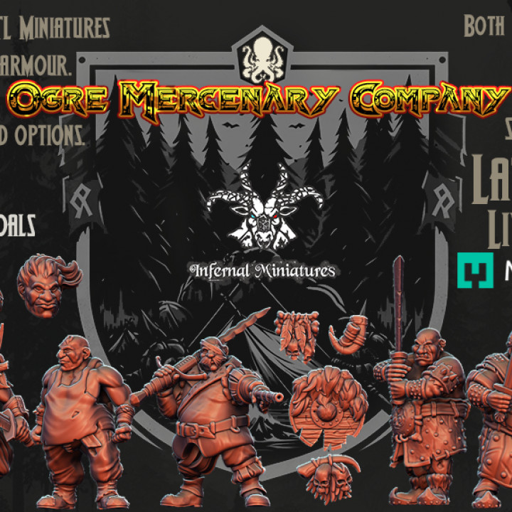 Ogre Mercenary Company - Ogre Miniatures Megapack's Cover