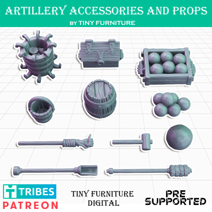 Artillery accessories and props (Medieval Artillery)'s Cover