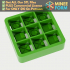 Durable Print-in-Place Portable Tic Tac Toe Game MineeForm FDM 3D Print STL File image