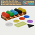 Comprehensive Poker Set with Standard American Sized Chips, Racks & Accessories MineeForm FDM 3D Print STL File image
