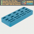 Minimalist USB Thumb Drive, SD Card & Micro SD Card Holder for Creatives MineeForm FDM 3D Print STL File image