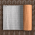 Ceramic Rooftiles - Thin Texture Roller (Low Resin Cost) - 4.5 Inches Tall image