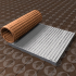 Ceramic Rooftiles - Thin Texture Roller (Low Resin Cost) - 4.5 Inches Tall image