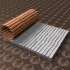 Roof Tiles 14 - Thin Texture Roller (Low Resin Cost) - 4.5 Inches Tall image