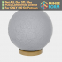 Highly Detailed Educational Moon Model for Science Learning MineeForm FDM 3D Print STL File image