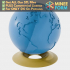 Floating Globe Earth Educational Model for Geography Learning MineeForm FDM 3D Print STL File image